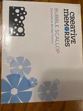 New Creative Memories Bubble Scallop Decorative Border Punch NIB