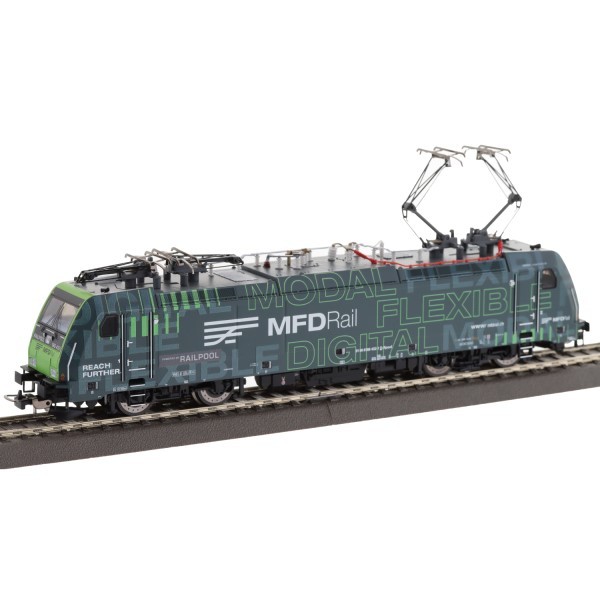 Piko 71331 E-Lok Br 186, Mfd Rail Railpool Vi Inkl. Sound Wechselstrom/Ac H0 Neu-image