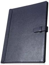 BLUE SINCERE Notebook Cover B5 Genuine Leather Slim 2-Book Storage Planner  284