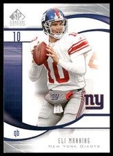 2009 SP Signature Edition Eli Manning #111 New York Giants QB Legend SP