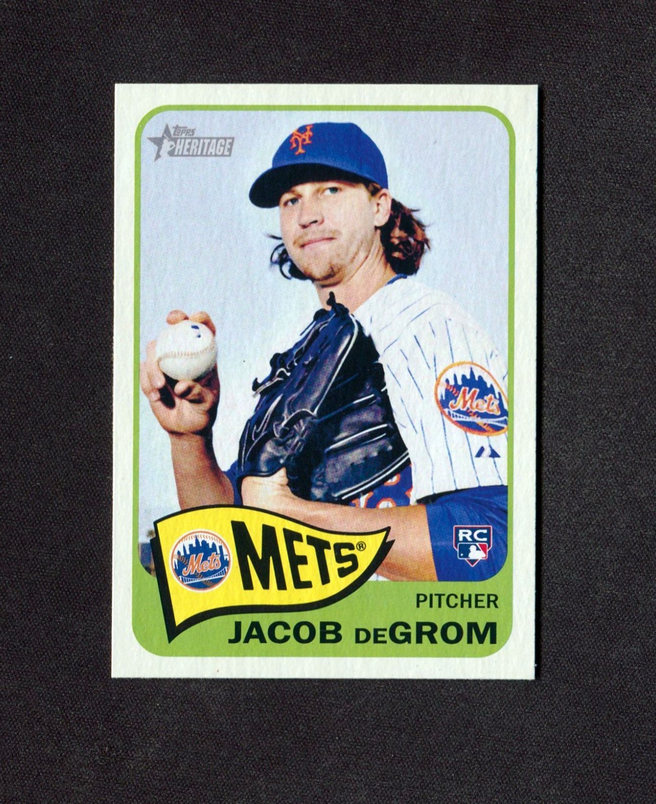 2014 TOPPS HERITAGE #H549 JACOB DeGROM RC