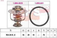 Eps Thermostat, KüHlmittel 1.880.403 Passend FüR Fiat Mitsubishi