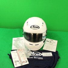 Casco integrale Arai 55-56 cm SK-6 PED Cart Competition modello esclusivo bianco