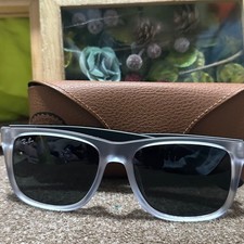 Ray Ban Sunglasses Wayfarer Matte Clear Frame