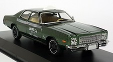 Greenlight 1/43 Scale - Beverley Hills Cop 1976 Plymouth Fury Taxi Model Car
