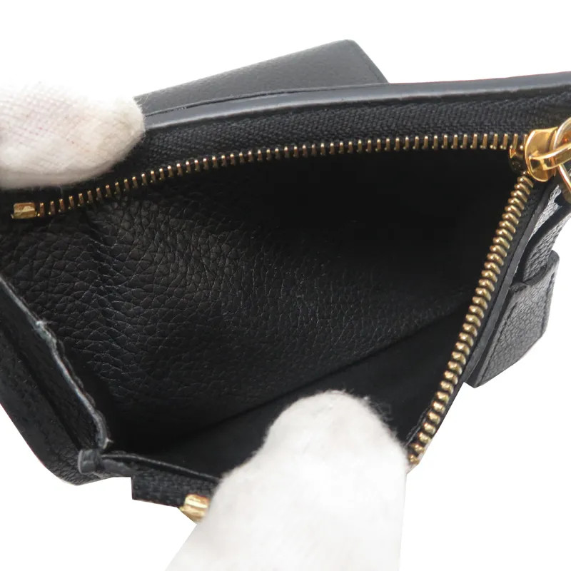 Louis Vuitton Trifold Wallet Black M thumbnail 7