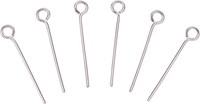 200 StüCk 304 Edelstahl ÖSennadeln Kopf Pins Fundament Offene Auge Pin 24 Gauge