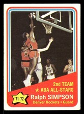 1972-73 Topps Basketball Card #257 Ralph Simpson