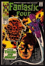 1968 FANTASTIC FOUR #78 Wizard Appearance Jack Kirby-a Stan Lee-s Marvel Comics