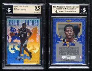 2012-13 Panini Crusade Blue Kawhi Leonard #47 BGS 9.5 GEM MINT Rookie RC