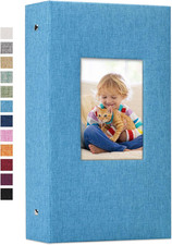 Linen Photo Album 300 Pockets for 4X6 Photos Fabric Cover Photo Books