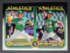 2024 Topps Update Osvaldo Bido Tyler Ferguson #US69 RC Common Athletics