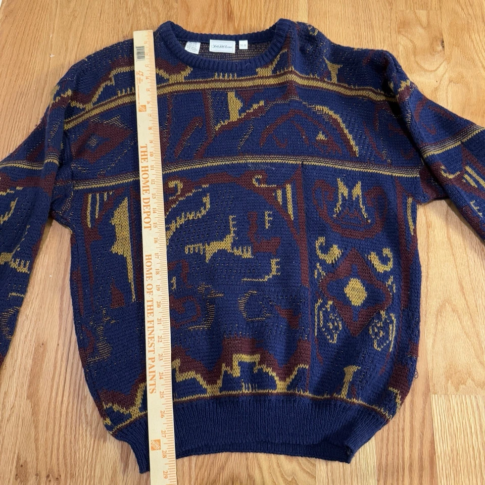 Sudadera De Colección Saks Fifth Avenue Tejida Abuelo Hombres Talla 50/M Hecha en Italia Foto 3 de 4
