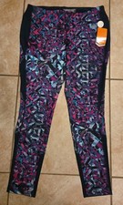 Woman's Avia moisture wicking leggings Blue/multicolor size Large new with tags