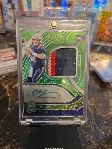 2021 Panini Spectra - RPA  Mac Jones Neon Green Prizm /35 🔥 Hot