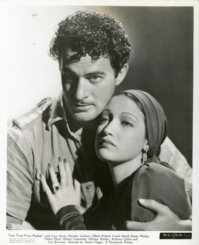 DOROTHY LAMOUR/GILBERT ROLAND ORIGINAL PORTRAIT PHOTO 07122026-10
