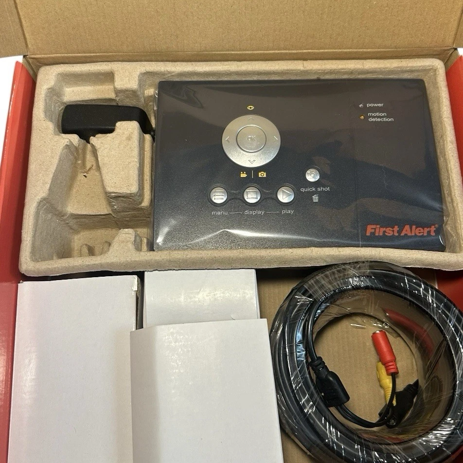 First Alert DVR Model 575 Security Kit System Unit Wired Camera Cable NEW w BOX - Image 4 of 4