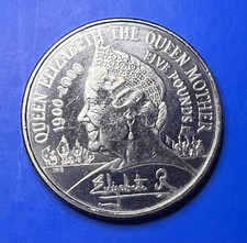 2000 Queen Elizabeth the Queen Mother Centenary Crown &pound;5 Five Pound Coin