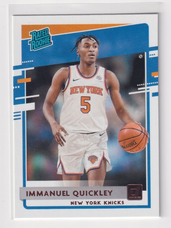 Immanuel Quickley 2020-21 Donruss Rated Rookie #213 Base Set New York Knicks