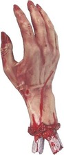 Gory Severed Hand Rubber Fancy Dress Halloween Horror Party Prop Decoration 30cm