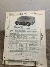 Pf 1952 Willys Automobile Radio Model 679517 Repair Data Manual Read