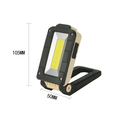 Super Bright USB Rechargeable COB LED Work Light Flashlight Folding Torch Lamp - Picture 7 of 8
