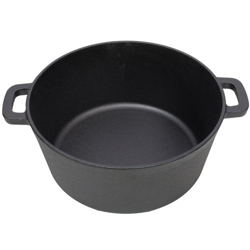Pre-Seasoned Cast Iron Dutch Oven, Outdoor Camping Deep Pot, 5 Quart - 第 17/23 張圖片