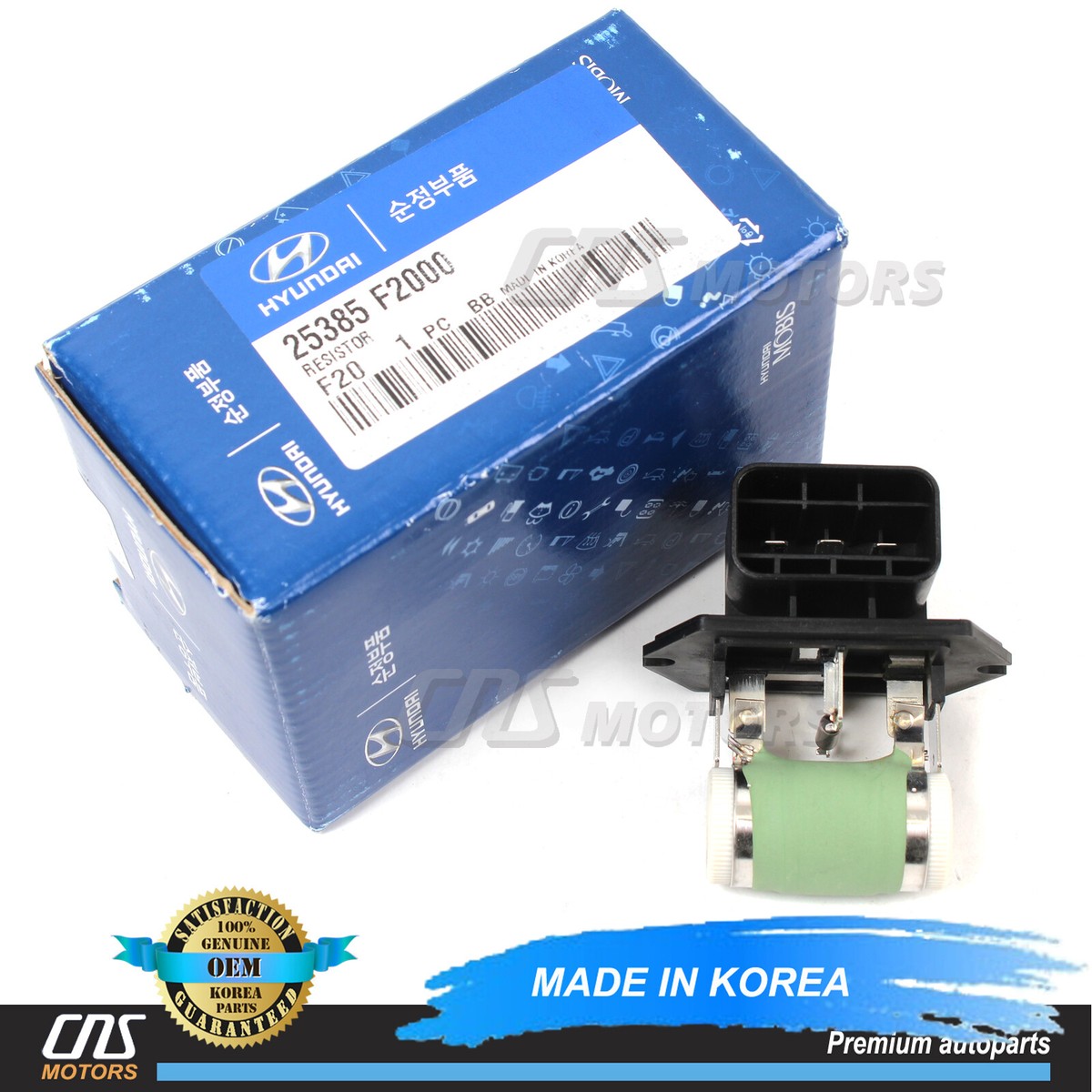 ⭐GENUINE⭐ Cooling Fan Resistor for 2011-23 Elantra Forte Optima