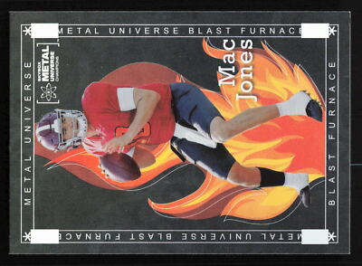 2021 SkyBox Metal Universe Champions #BF-13 Mac Jones Blast Furnace Card