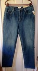 TALBOTS NWT STRAIGHT LEG JEANS SIZE 14 LONG MEDIUM INDIGO — photo 1