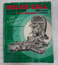 Police Call Radio Guide Gene Hughes Radio Shack 1988 Edition Volume 9 25th Ann.