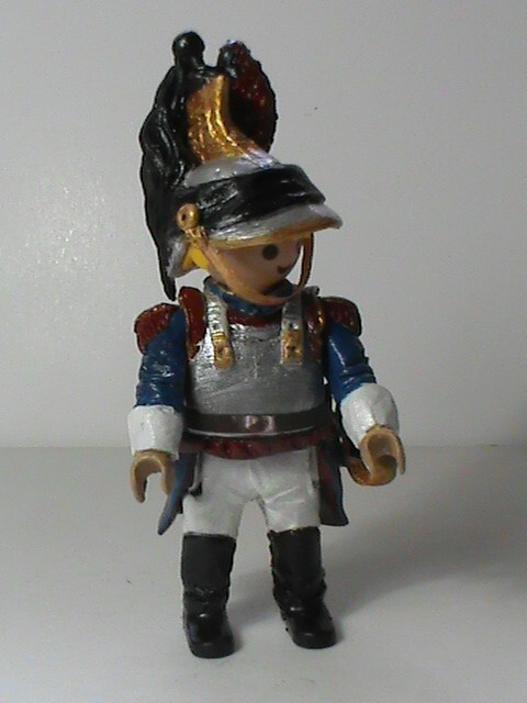 PLAYMOBIL 5 HUSSARDS dragons soldats britanniques napoléoniens
