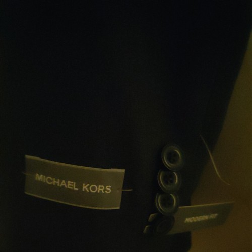 Michael Kors Mens Charcoal Two Button Formal Suit 42Reg 36W 32L NWT - Picture 3 of 12