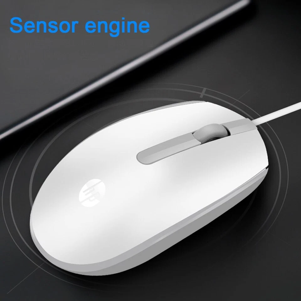 HP M10 Wired Optical USB Mouse Business Office Mini Mouse for Computer Laptop - Image 2 of 4