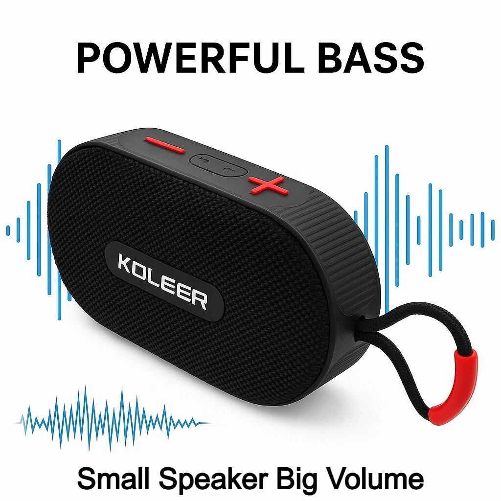 Mini Portable Bluetooth Speaker – Wireless TWS Speaker with FM Radio & 8H Play - Picture 4 of 53