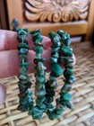 Women's NATURAL MOSS AGATE GREEN GEMSTONE WOMEN'S BRACELET 34" COIL One size — photo 1