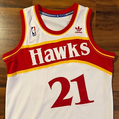 【HYK】リーボック NBA ホークス ウィルキンス スウィングマンJSY アトランタ・ホークス Nike アイコンエディション スウィング