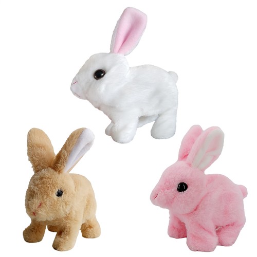 Bunby, My Realistic Bunny Toy, Plush Interactive Bunny Robot for Birthday Easter