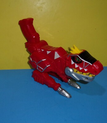 Power Rangers Dino Super Charge Deluxe Red T-Rex Morpher Blaster Gun Electronic