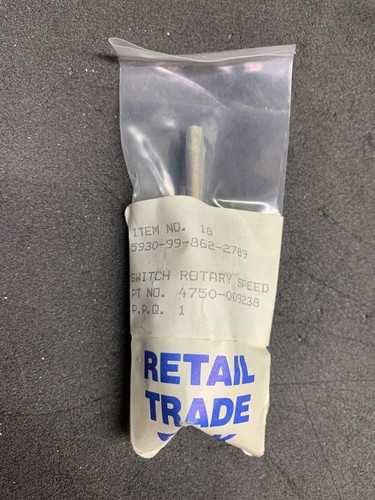 Rotary Switch 6 Position Panel Mount 5A 115VAC / 3A 28VDC * 50-1984-1 * - Picture 7 of 10