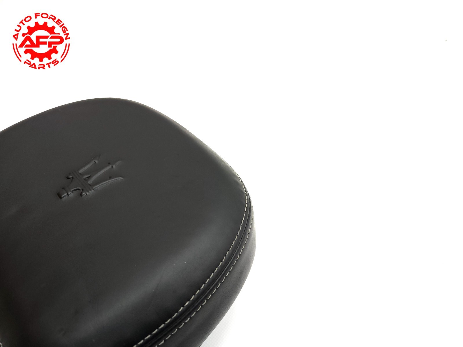 ⭐ 14-21 Maserati Quattroporte Front Seat Headrest Restraint Leather Black Oem