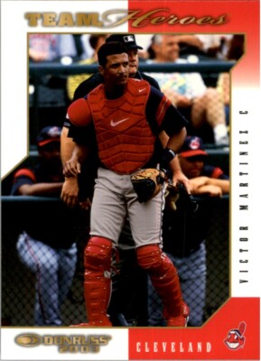 2003 Donruss Team Heroes  #166 Victor Martinez  Cleveland Indians *+*