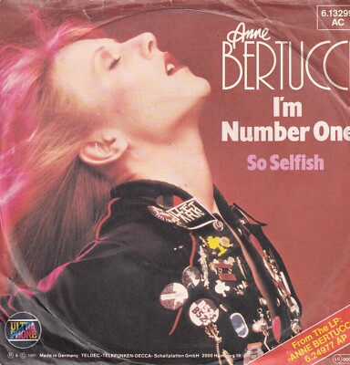 Anne Bertucci - I'm Number One - 7''-Vinyl-Single -336- vg++
