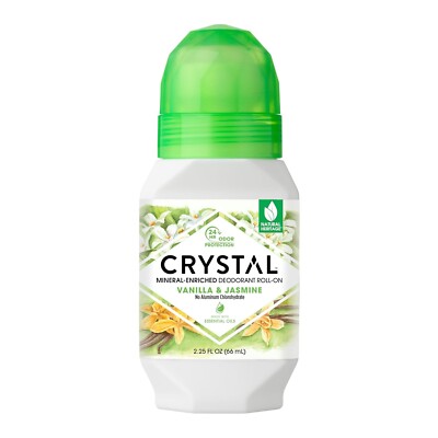 Crystal Mineral Deodorant Roll-On, Vanilla Jasmine, 2.25 fl oz | eBay