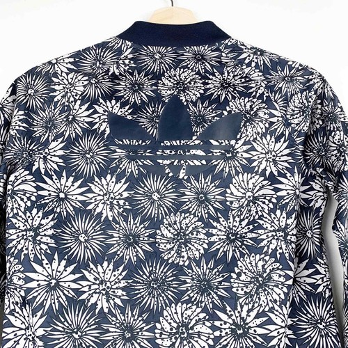 ADIDAS Floral Print Supergirl Track Jacket L - Picture 5 of 11