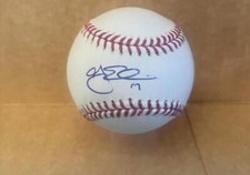 A,J, ELLIS DODGERS /PHILLIES SIGNED AUTO M.L. BASEBALL JSA AH66101