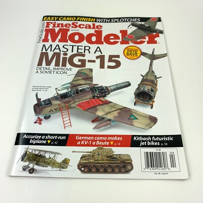 Fine scale Modeler Magazine April 2020 Master a MiG-15
