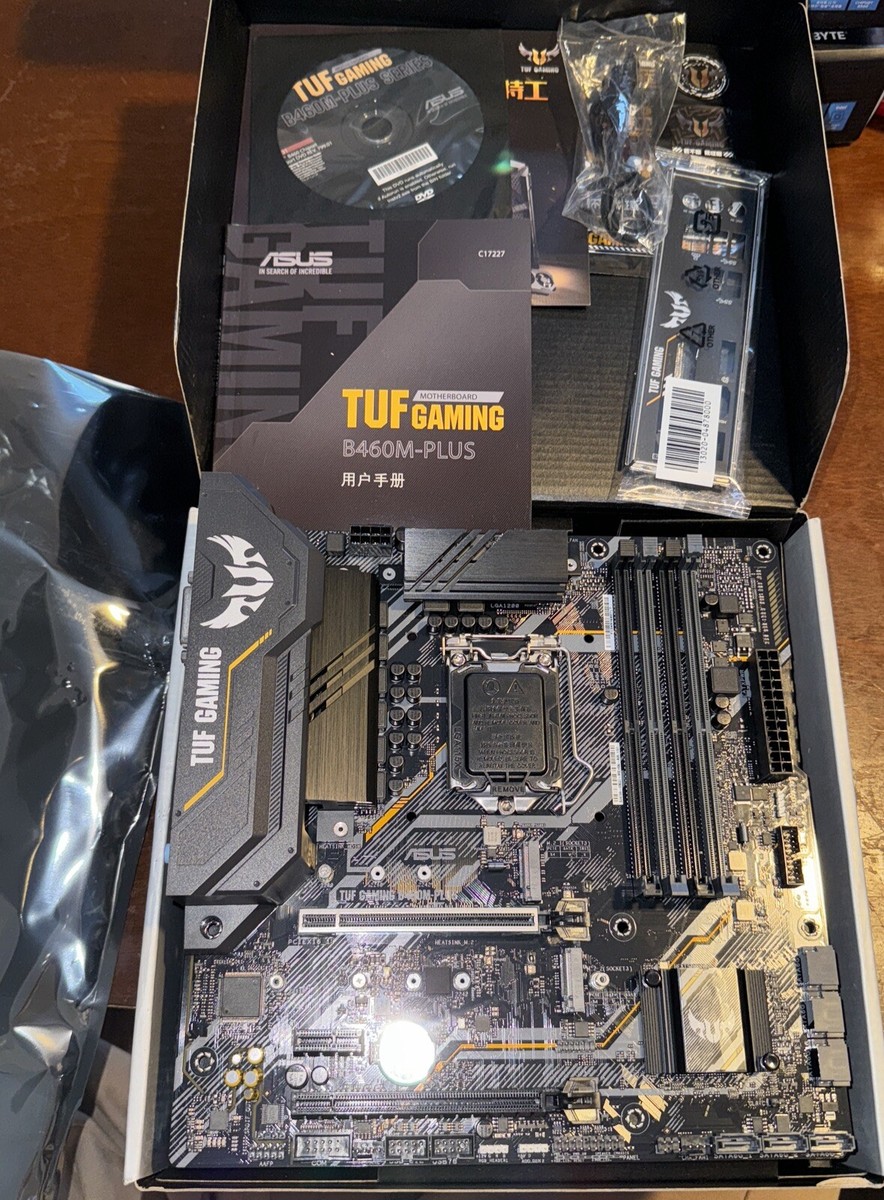 ASUS TUF GAMING B460M-PLUS LGA 1200 Intel DDR4 10th Gen B460