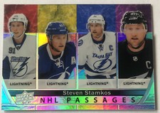 2021-22 UD NHL Passages Steven Stamkos 21/22 Upper Deck #PA-2 Tampa Bay Clear !!