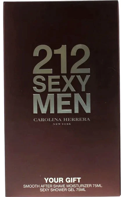 Carolina Herrera 212 Sexy Men 2pc Gift Set - 75ml Moisturiser & Shower Gel